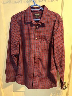 Banana Republic Factory Plaid Long-Sleeve Button-Down Shirt
